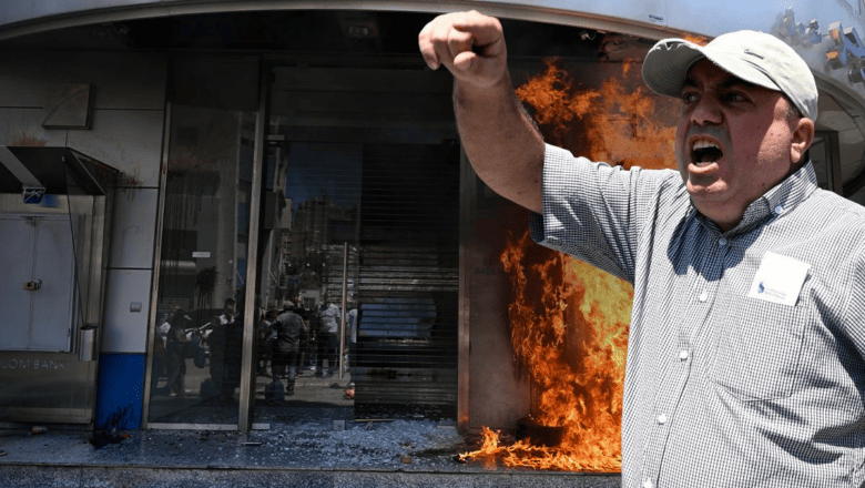 Lübnan banka protestoları