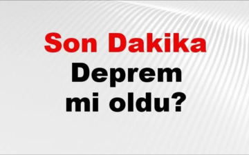 AFAD Depremler